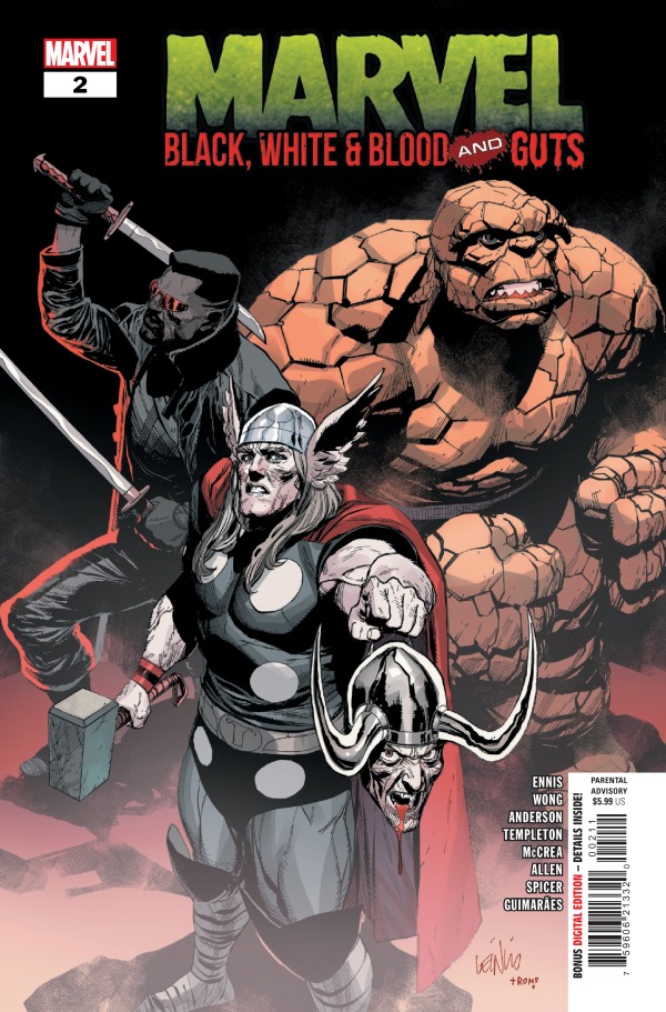 MARVEL BLACK WHITE AND BLOOD AND GUTS #2